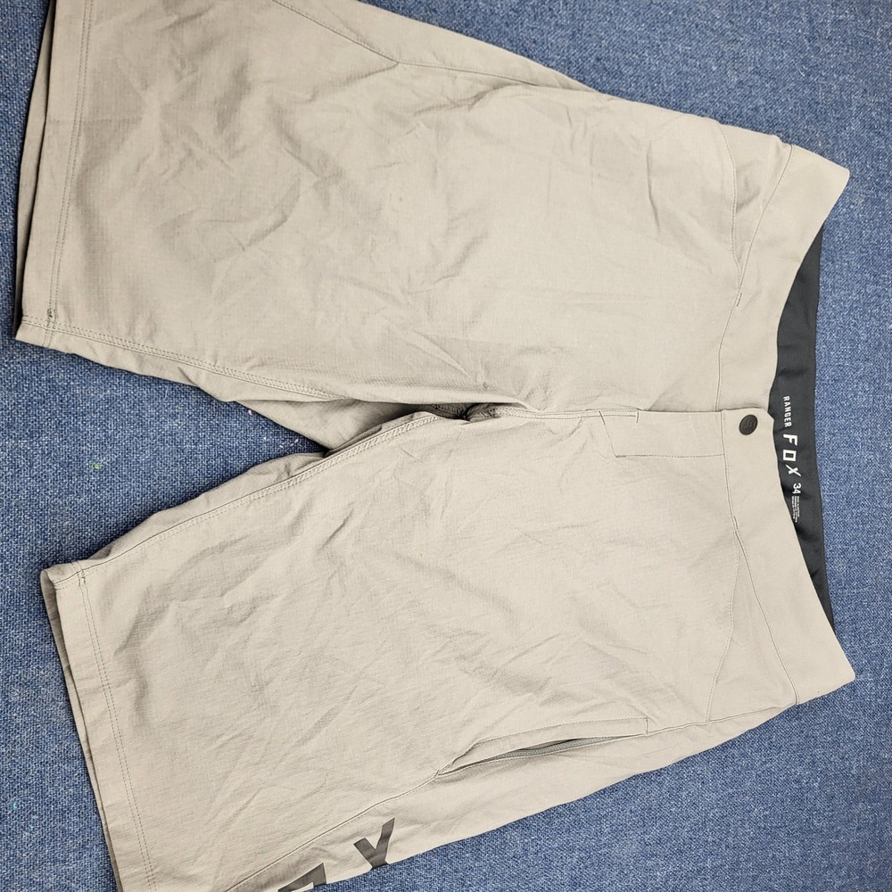 Fox Racing Ranger MTB Mountain Bike Shorts Khaki Tan Mens 34 Ripstop Tech